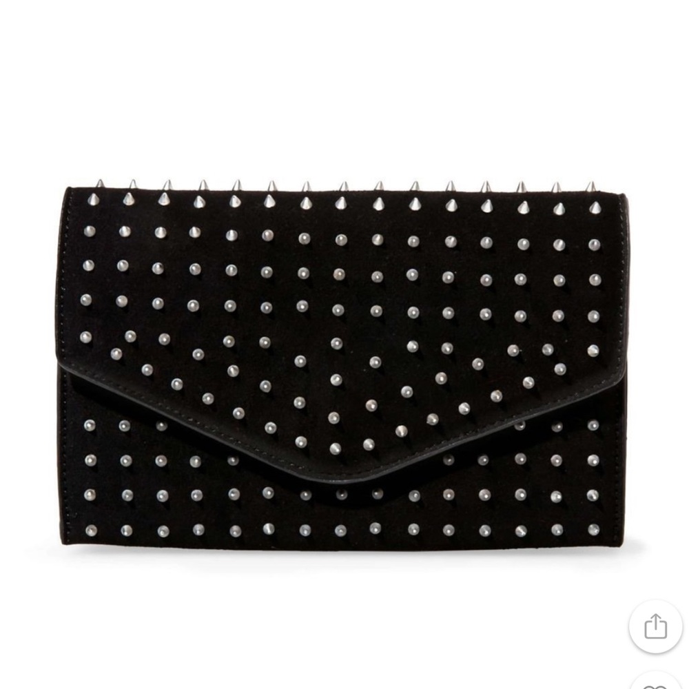 COPY - Steve Madden NWT black suede studded bag